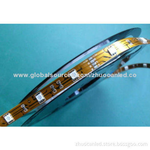 LED flexible strip, ws2801, SMD5050, waterproof